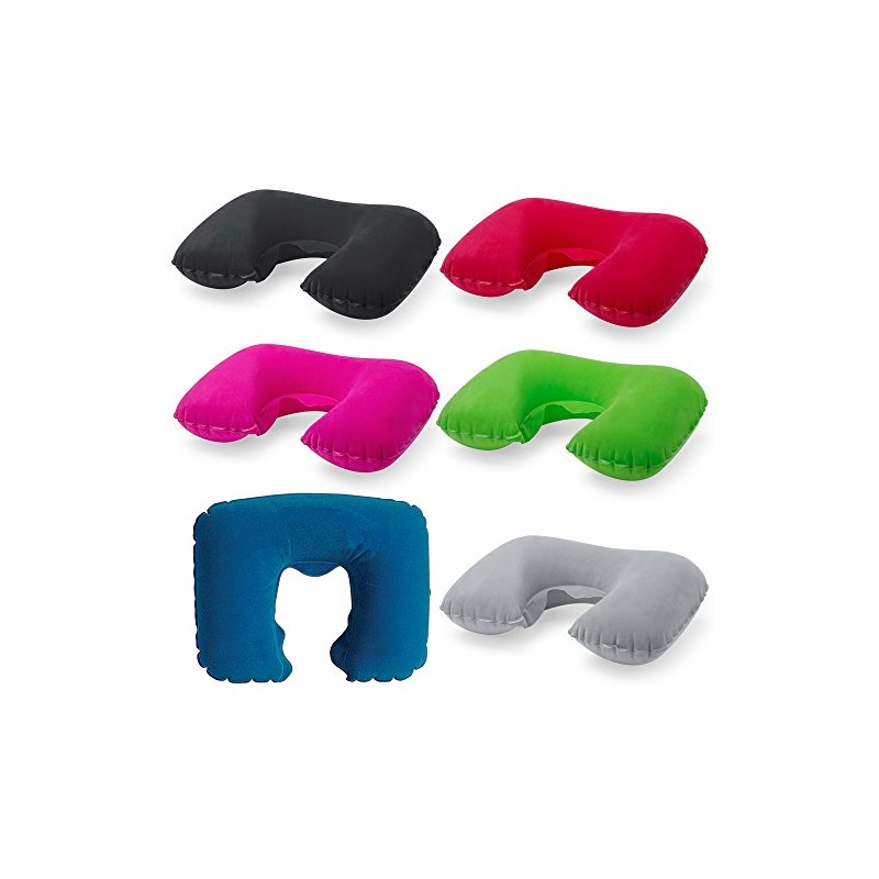 eBuyGB Inflatable Neck Pillow for Travel, Blow Up Compact Portable
