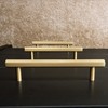 QOGRISUN 2-Pack Solid Brass Cabinet Pulls Hexagon Drawer Handles, 3-Inch