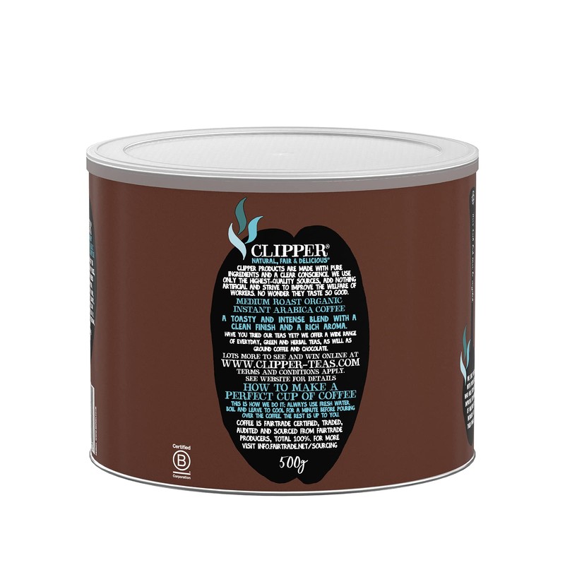 Clipper Organic Medium Roast Arabica Coffee 500 g