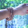 EDMIRIA Unisex Adult Sandalwood Chandan Round Beads Yoga Meditation Bracelet