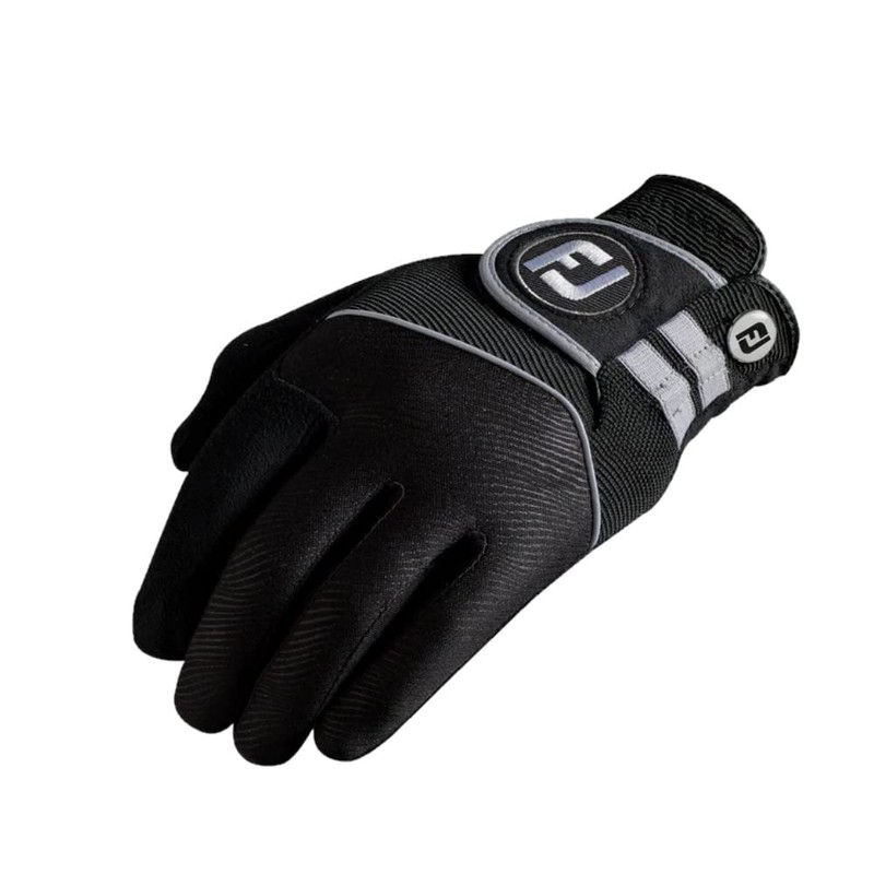 FootJoy RainGrip Men's Golf Glove, Black, XL