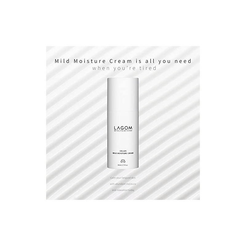 LAGOM Cellus Mild Moisture Cream Natural Vegana Humectante Con Manteca