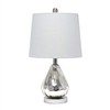 Lalia Home Contemporary Kissy Pear Table Lamp with Gray Fabric