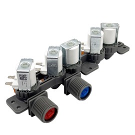 Washing Machine Water Inlet Valve for LG WT5070CW WT5001CW WT1101CW WT1201CV WT5101HV WT5101HW WT1701CV WT1701CW WT1501CW WT1201CW WT1701CV/00 WT1801HWA WT1801HVA WT1901CW WT4870CW WT7700HWA