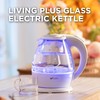 Living Plus 1.5 L Glass Electric Kettle - Fast Boiling,