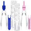 Tondiamo 2 Sets EKG Calipers and EKG Ruler Combination Set
