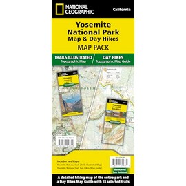 Yosemite Day Hikes and National Park Map [Map Pack Bundle]