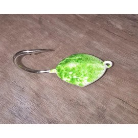 T&A Jigs 5PK TOG BLACKFISH WHITE LIME SHEEPSHEAD Ocean Sea Sweeper JIGS Tautog Porgy Jig - 3/4oz