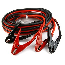 XtremepowerUS 2 Gauge 25ft Booster Cable Jumper Battery Cables Auto Clamp Heavy Duty Parrot Jaw with Carrying Case