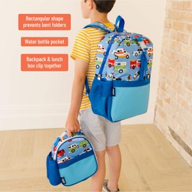 Wildkin Pack-it-All Kids Backpack – Durable, Spacious, Adjustable for School & Travel - Heroes