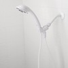 Aqua Vista 3-in. White Handheld Shower Head with 3 Spray