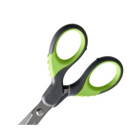 Nirosta Soft Grip Scissors 17cm, Sharp Kitchen & Home Scissors, All purpose, Multipurpose Kitchen Shears, General Home Office Scissors, Stainless Steel, Anti-Slip Comfort Grip, 21x7x1cm, Grey & Green