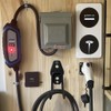 Maizengauto EV Charger Holder Wall Mount J1772 Charging Cable Organizer