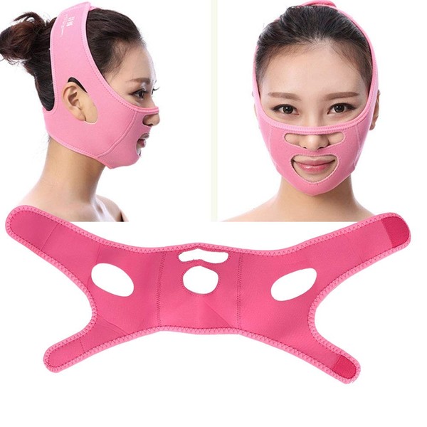 Face slimming mask, slimming mask, V-shaped face mask for lifting the neck and chin, anti-ageing and reduces wrinkles, no side effect