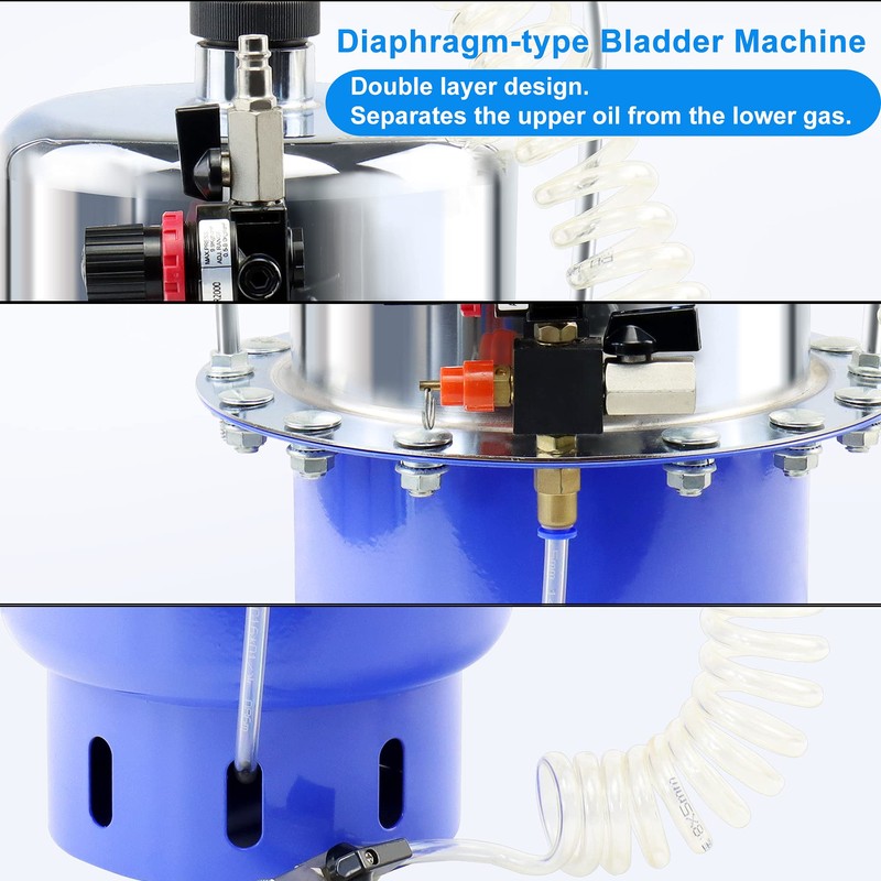 JoyFans Brake Bleeder Kit, Portable Air Pressure Pneumatic Brake Bleed