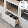 Pack of 100 Back Wall Connectors, Drawer Wedges, Shelf Brackets,