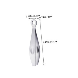 Ipetboom 2pcs Reusable Tweezers Set Compact Kitchen Tweezers for Easy Goose Plume and Chicken Removal Comfortable Grip Lightweight Design