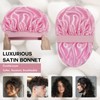 Doitory Satin Bonnet Silk Bonnet for Sleeping, Double Layer Silk