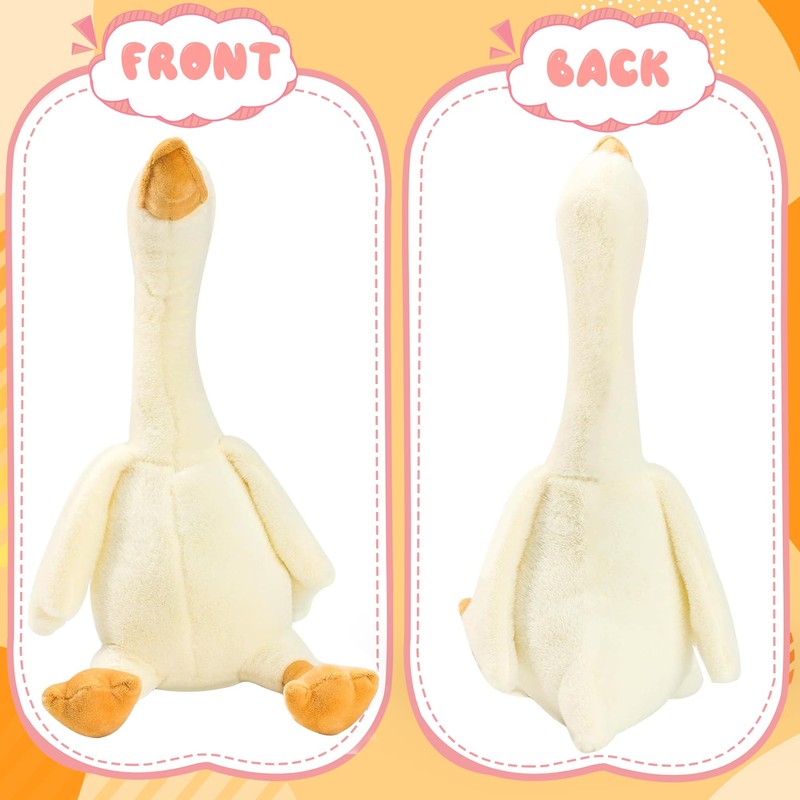 3pcs Goose Stuffed Animal Accessories - 15.7" Swan Stuffed Animal,