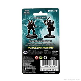 D&D Nolzur’s Marvelous Miniatures: Wave 15: Human Bard Male – Unpainted/Primed Dungeons and Dragons Miniature by WizKids – Compatible with DND and Other Tabletop RPG Games TTRPG
