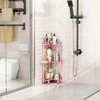 HapiRm Corner Shower Caddy Standing - 3 Tier Shower Organizer