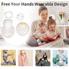 Double Breast Pump Wearable Strong Suction 9 Gears 180ml Capacity