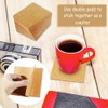 30 Pack Self-Adhesive Cork Squares 4” x 4” Cork Tiles