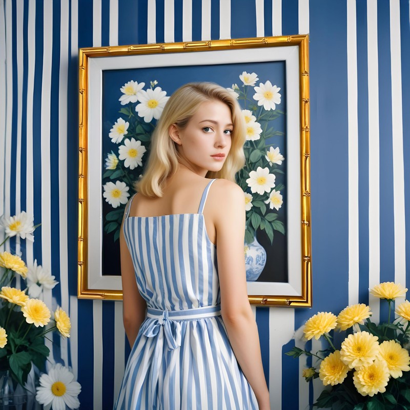 Pack of 2 Gold Bamboo 8x10 Picture Frames | Solid