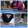 3PCS Spiky Massage Balls and Lacrosse Ball Set, Deep Tissue