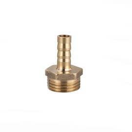 BSP Hose Connector Brass Plug Fitting 6 mm/8 mm/10 mm/12 mm/16 mm/19 mm/25 mm, Hose Barb Tail Male BSP Male Thread Adapter