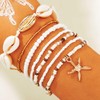 GORTIN Clay Bead Bracelets for Women Boho Stretch Bracelets Starfish