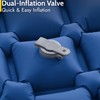 Lightweight Sleeping Mat With Pillow, Ultra Light Inflatable Camping Pad,