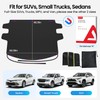 REEVAA Upgraded Car Windshield Cover for Ice & Snow [All-Weather