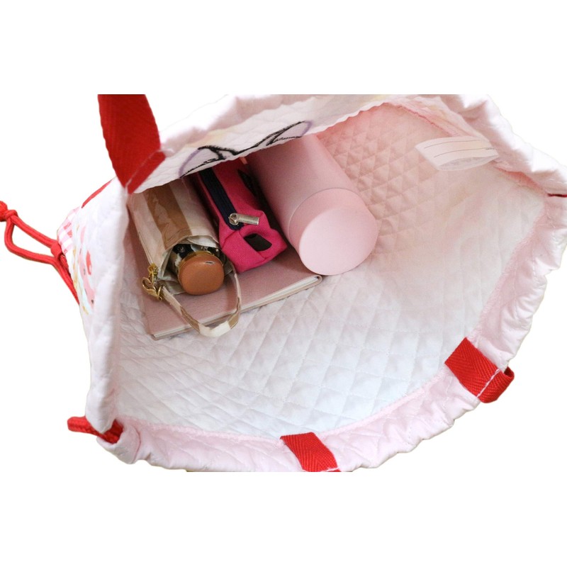 丸眞 体操服袋 ナップサック 巾着 ジブリ 魔女の宅急便 ジジ 約H35×W35cm スイーツジジ 入園