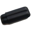 GERMANUS Cigar Case for 2 Cigars in Black Made from