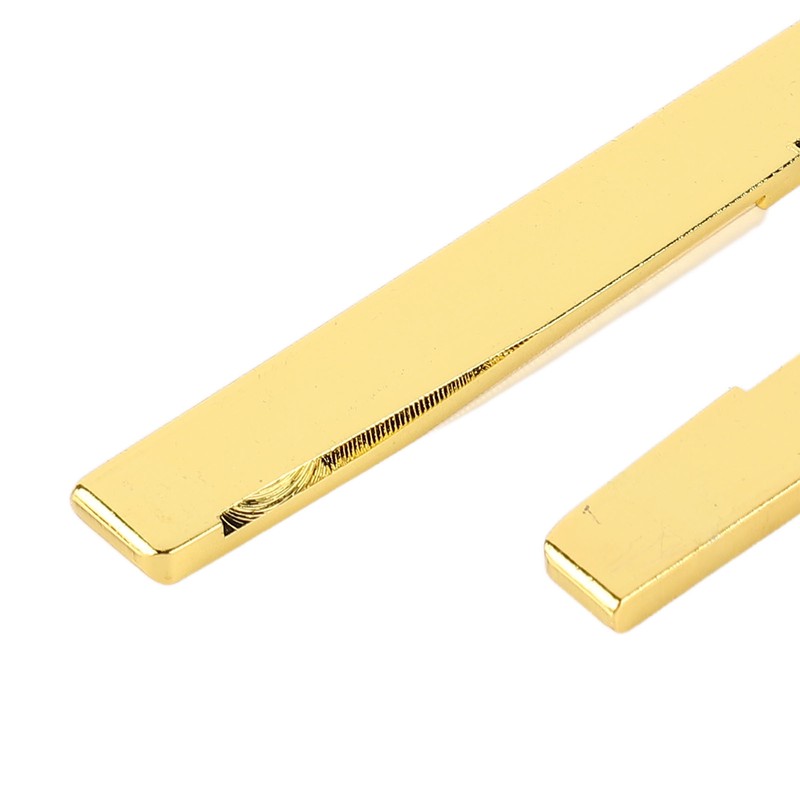 Acoustic Guitar Saddle Bridge Replacement Brass Metal Musical Instrument Accessories