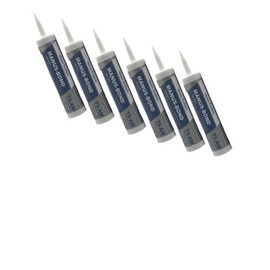 Belgrade Parts & Service, Inc. Manus 75AM Black Adhesive Caulk Value Pack of 6