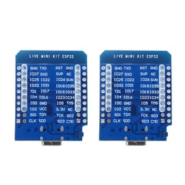 iHaospace 2 x ESP32 Mini USB-C Nodemcu ESP-WROOM-32 WiFi Module + Bluetooth Internet Development Board Compatible with Arduino