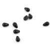 Alomejor 20 Pieces Quick Release Beads Black Fishing Line Holder