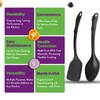 Crisp 8-Piece Utensil Set - Plastic, Durable Kitchenware, Dishwasher Safe,