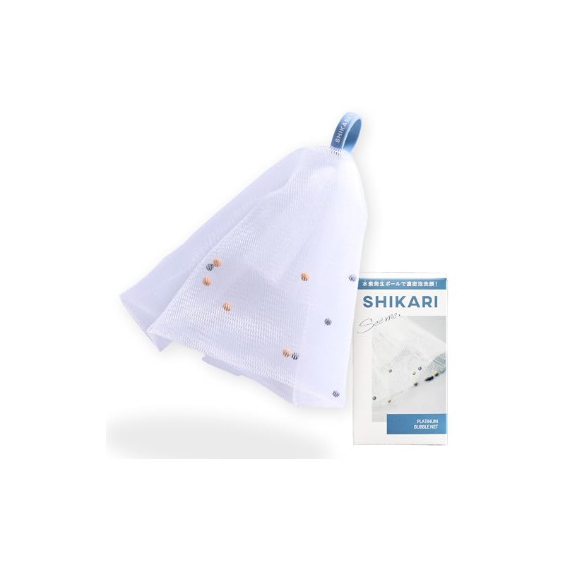 SHIKARI Platinum Bubble Net, Facial Cleansing Net, Foaming Net, 3.9