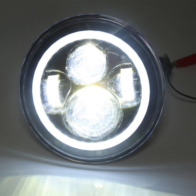 Bricologht 7" LED Headlight &Passing Lights For Harley-Davidson Electra Glide