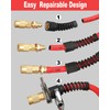Keepro Hybrid Air Hose, Flexible Air Compressor Hose 3/8 Inch