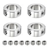 MECCANIXITY 2pcs Stainless Steel Shaft Collar, 25mm(1") ID 40mm(1 9/16")
