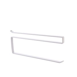 HIGHROCK Kitchen Paper Towel Roll Holder, Paper Roll Holder, Cabinet Paper Towel Racks, No Drilling Paper Holder for Kitchen Bathroom (White)