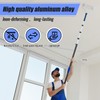 7-30 Ft Telescopic Extension Pole with Hook for Xmas Lights,