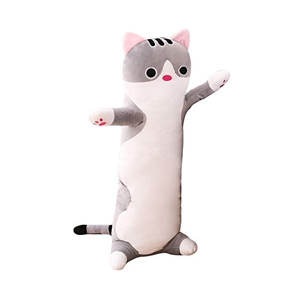 Long Cat Plush Pillow, Cat Stuffed Animals Body Pillow Cute