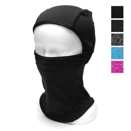 Grandios GD-KDFLMASK 5 Color Balaclava Kids Balaclava Junior Neck Warmer Stylish Skiing Sports, Black