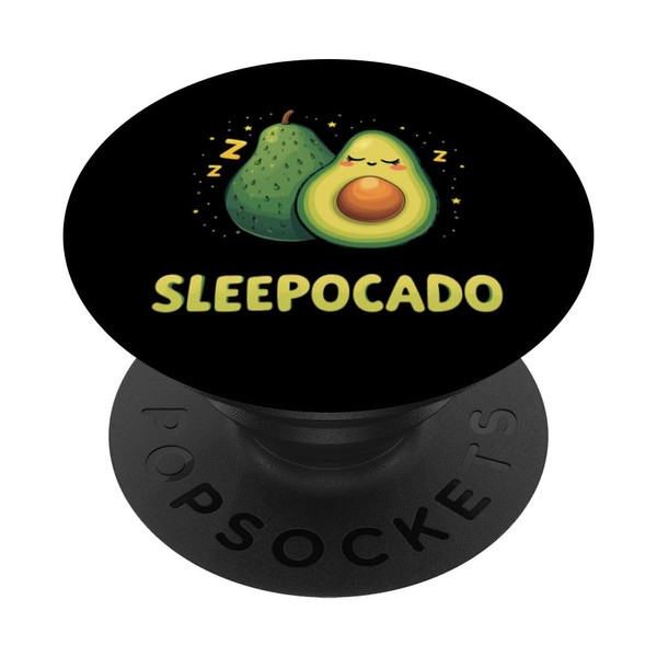 SLEEPOCADO Avocado Cartoon PopSockets Klebender PopGrip