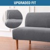 H.VERSAILTEX Armless Futon Cover Stretch Sofa Bed Slipcover Protector Elastic